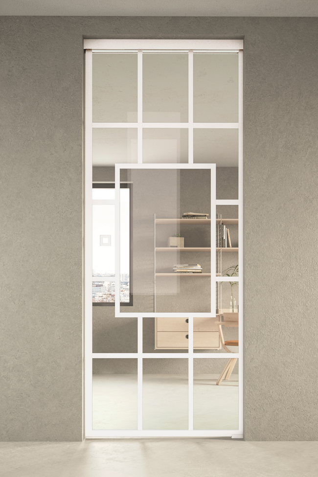 Pocket door med Soft closing-mekanism Inne P1S Shanghai