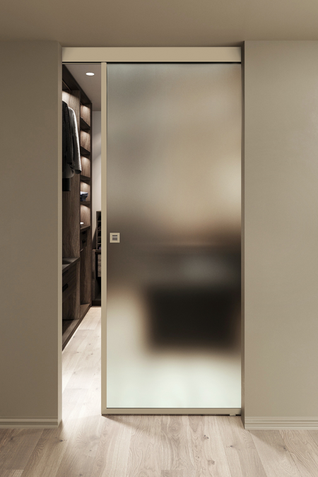 Takmonterad skjutdörr med softclose-mekanism Inne C1N New York