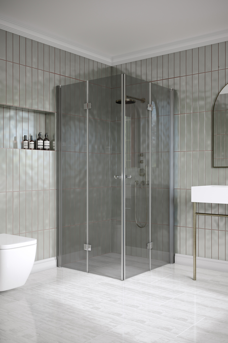 Shower enclosure with folding doors Classic 150 (103x103)