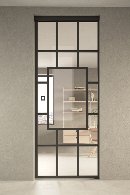 Pocket door med Soft closing-mekanism Inne P1S Shanghai