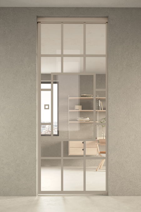 Pocket door med Soft closing-mekanism Inne P1S Shanghai