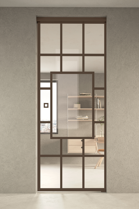 Pocket door med Soft closing-mekanism Inne P1S Shanghai