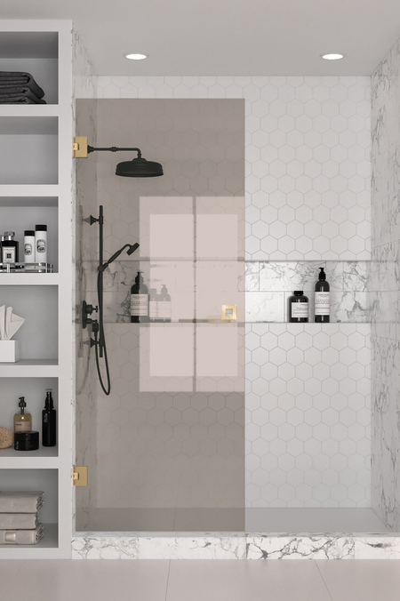 Vändbar duschvägg Vetro 512