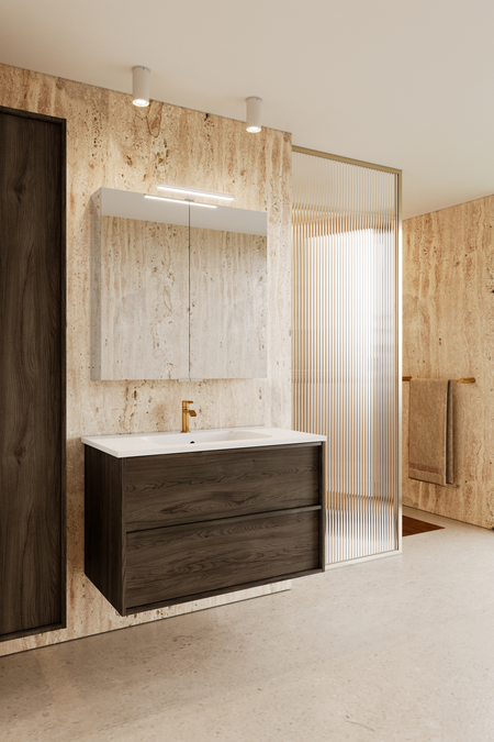 Cabinet with ceramic basin Casa H01