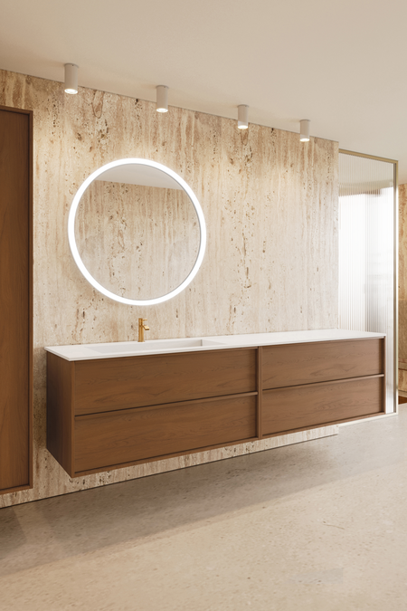 Double cabinet with Corian basin Casa H06