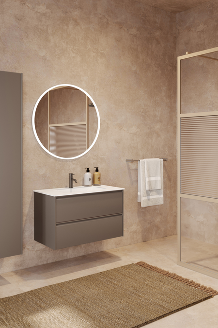 Kommod med Duratek tvättställ Luna L03