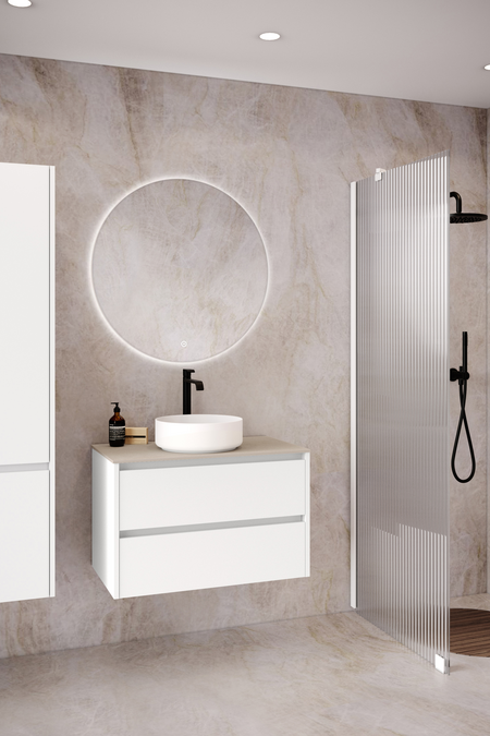 Cabinet with round countertop basin Classic K03