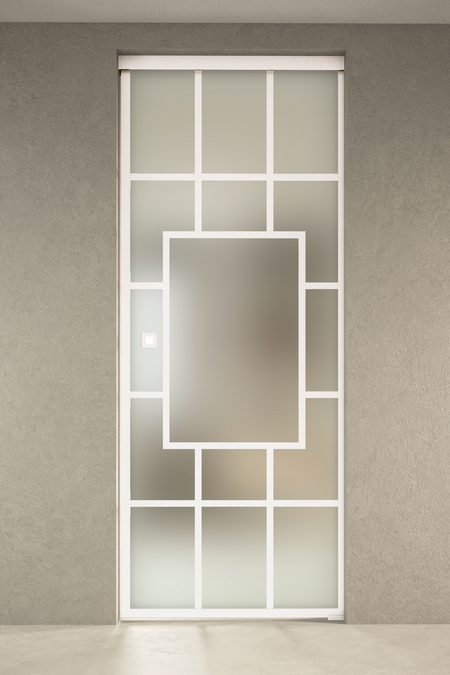 Pocket door med Soft closing-mekanism Inne P1S Shanghai