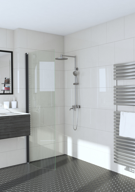 Bevelled hinged shower screen (Special batch) Infinia 232