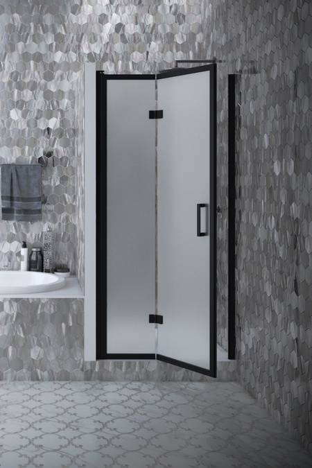 Vikbar duschdörr med magnetlåsning Bläk 89U New York